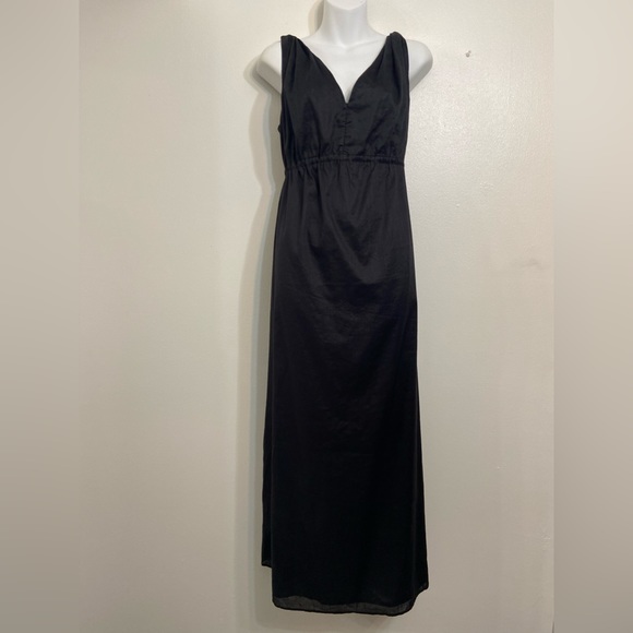 GAP MATERNITY size 4 Black DRESS long dress sleeveless - Picture 1 of 7